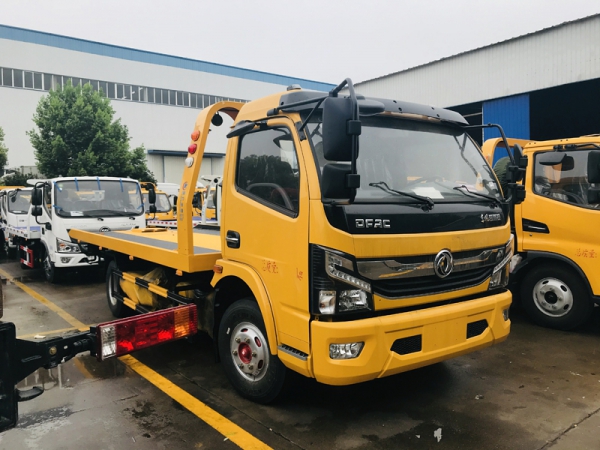 国六东风凯普特一拖二清障车（黄牌）