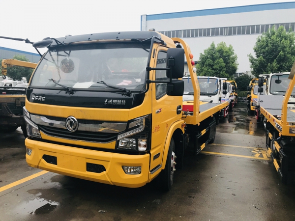 国六东风凯普特一拖二清障车（黄牌）
