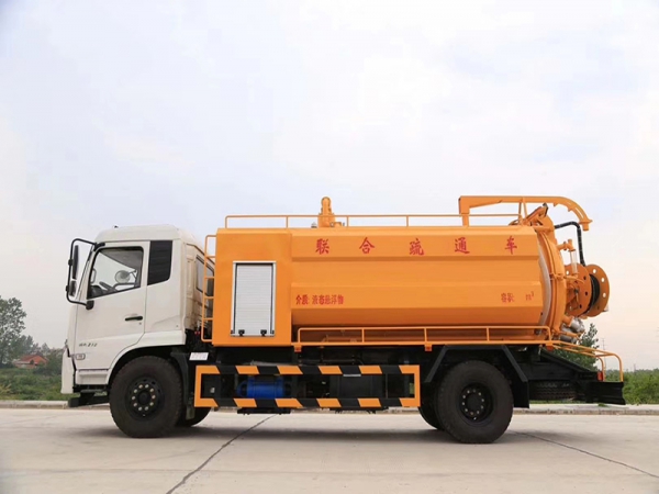 东风天锦12方清洗吸污 联合疏通车