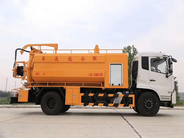 东风天锦12方清洗吸污 联合疏通车