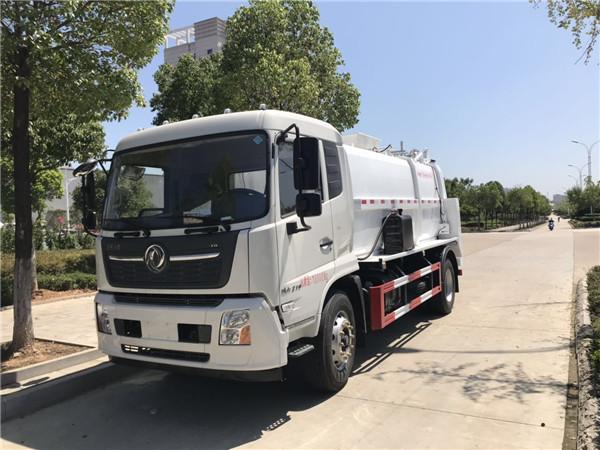 东风天锦国六12方餐厨垃圾车（方罐）