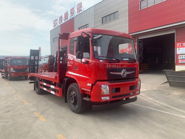国六东风D3V平板拖车